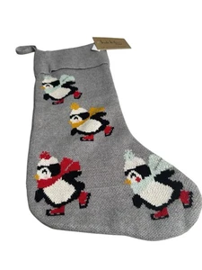 Nicole Miller Artelier Pinguin Weihnachtsstrumpf 22 Zoll Neu - Bild 1 von 5