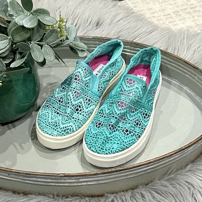 Steve Madden девочек Jfinalem вязаные кроссовки бирюзовая ткань молодежный размер 13 ** - Изображение 1 из 4