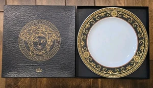 Rosenthal Versace Medusa Red 10 5/8” Dinner Plate New In Box - Picture 1 of 5