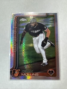 2025 Topps cromo Cedric Mullins refractor de prisma #5 Orioles - Imagen 1 de 2