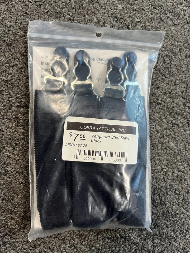 Vanguard Uniform Shirt Stays Military Public Safety EMT Security