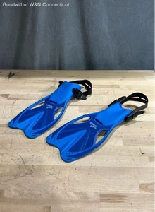 Flippers Size 9-13 Unisex Kids Blue - Picture 1 of 9