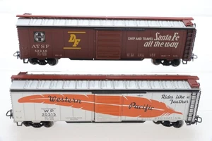 H0 MÄRKLIN US Box Car AT&SF 12846 W.P. 20315 ged. Güterwagen Konvolut AC N86 - Picture 1 of 2