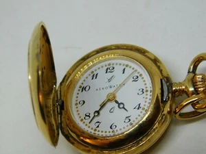AeroWatch Swiss Made Quartz Analog Women's Pendant Pocket Watch New Battery - Picture 1 of 5