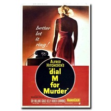Dial M for Murder 24x36inch Classic Horror Movie Silk Poster Pub Shop Decoration