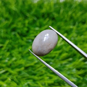 7 Carats Oval Cabochon Shape Greyish Brown Color Agate Gemstone From Pakistan - Picture 1 of 4