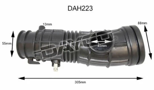 DAYCO Intake Hose For Honda Odyssey 1997 - 1999 3.0L J30A3 RA  - Image 1 of 1