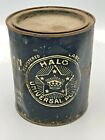 Vintage Old Halo London & Cairo Polish Tin Can Half Full Used