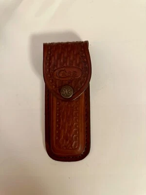 Vintage Case XX Folding Knife Leather Sheath Belt Holder - Image 1 of 2
