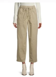 Madewell Womens Relaxed Khaki Pants  Size Small NWT Drawstring Waist  - Picture 1 of 13
