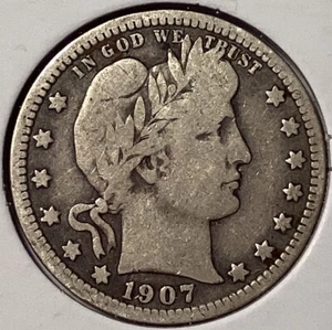 1907 Barber Quarter - Picture 1 of 2