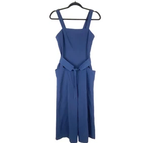 Nuevo Mono Joie Zephrine Recortado Pierna Ancha Talla 2 Azul Marino Sin Mangas para Mujer - Imagen 1 de 7