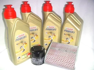 Set Service Oil Castrol POWER1 10W40 Honda CBF1000 ABS 2006 2007 2008 2009 - Picture 1 of 1