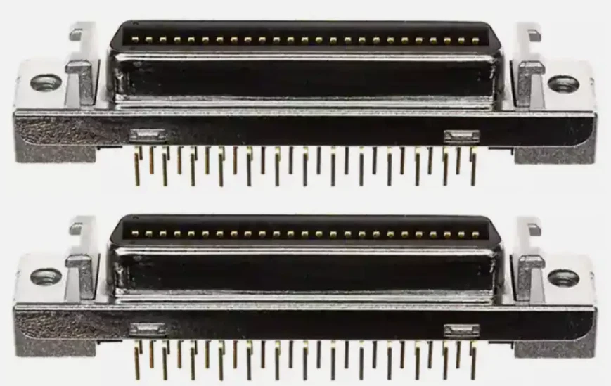 2 Pack of 3M 10250-6212PC Connectors - Centronics 50 pin for PCB - Image 1 of 1