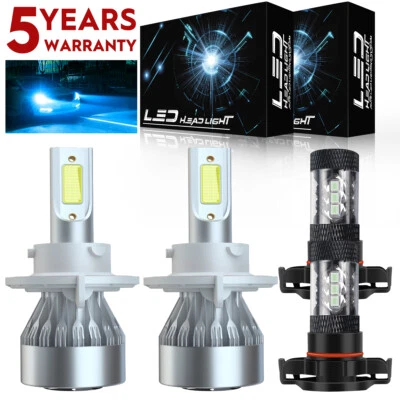 Faro antiniebla LED para Jeep Patriot Wrangler 2011-2017- 8000K H13+2504 Foto 1 de 4