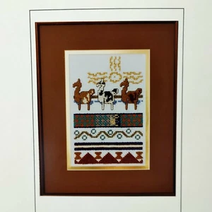 Llama Dance Counted Cross Stitch Pattern by Patricia Ainsworth, Rainbow Gallery - Picture 1 of 2