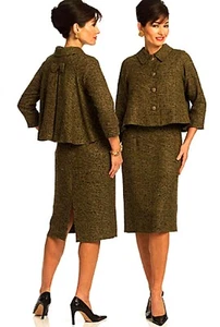 RARE! MS VERY EASY JACKET & STRAIGHT DRESS SEWING PATTERN 6-12 Butterick 5168 - Picture 1 of 6