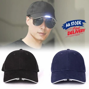 Baseball Cap with 5LED Light Hat Fishing Camping Caving Hiking Adjustable Hat OD - Picture 1 of 16