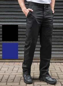 Pro RTX RX600 Mens Classic Workwear Uniform Tradesman cargo trousers Blue Black - Picture 1 of 14