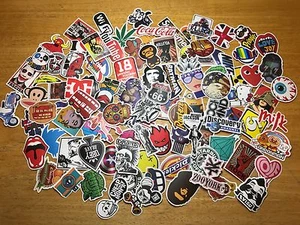 100 Skateboard Stickers bomb Vinyl Laptop Luggage Decals Dope Sticker Lot cool - Picture 1 of 8