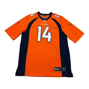 Nike NFL Denver Broncos Jersey Men Large #14 Latimer On Field Orange Authentic - Picture 1 of 12