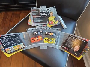 Kit de prensa promocional General Mills cereal 2010 NASCAR RCR tirón atrás autos de carreras #33 conjunto - Imagen 1 de 5