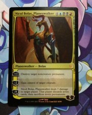 Nicol Bolas, Planeswalker, Duel Decks: Ajani Vs Nicol Bolas, Foil, LP MTG
