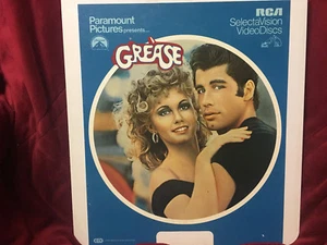 Vintage RCA Videodisc Classic Grease 1978 Wall Art John Travolta Olivia Newton - Picture 1 of 2