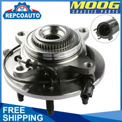 Cojinete y buje de rueda delantera 4x4 MOOG para Lincoln Mark LT Navigator 6 tacos con ABS Foto 1 de 4