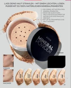 Avon Mineralpuder Farbe Medium Beige 6g LSF 15 Neu - Bild 1 von 3