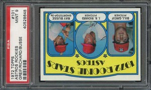 1972 TOPPS #101 GREIF/J.R. RICHARD/BUSSE PSA 9 (RC) ASTROS ROOKIES *B72025