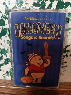 Walt Disney Halloween Songs & Sounds Cassette 1997 Tested Mickey Mouse Goofy VG  - Image 1 of 4
