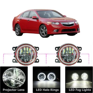 Kit fendinebbia LED anelli occhi angelo DRL lampada da corsa diurna adatto per Acura TSX - Foto 1 di 10