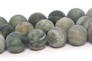 "Cuentas de jaspe marrón mate natural de 8 mm grado AAA cuentas redondas sueltas de 15" - Imagen 1 de 3