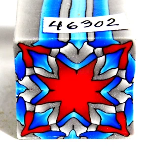 polymer clay cane, raw, square, Kato, Premo 46302 7/8" x 1 1/4" .75 ounce - Picture 1 of 1