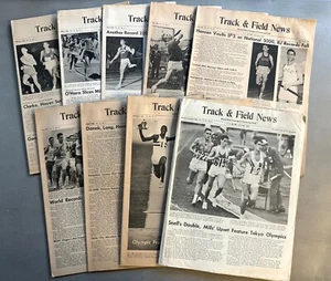1964 Track & Field News 10 numeri mensili - mancanti gennaio e dicembre - rivista sportiva - Foto 1 di 20