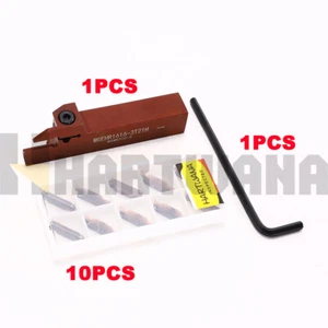 10 Stück mggn300 Nuteinsätze MGEHR1616-3T21 Drehmaschine Nut Drehen Werkzeug Halter - Bild 1 von 10