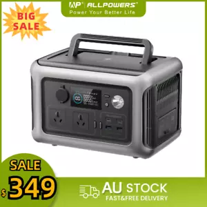 ALLPOWERS 299Wh Portable Power Station 600W Solar Generator For RV Camping - Picture 1 of 9