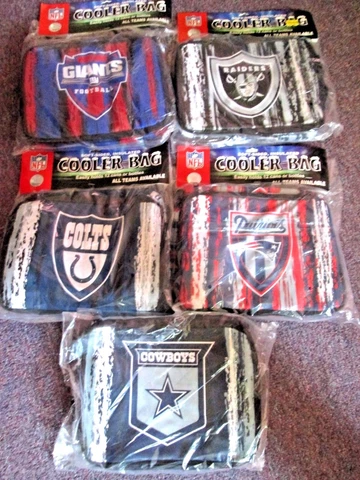 NFL Soft Insulated Cooler Bag-Colts Giants Cowboys Raiders Patriots-Choose1 Cover