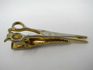 Tijeras Peluquería Corbata Clip Barra De Colección ~ Destaca entre la Multitud con Estilo - Imagen 1 de 5