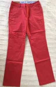 Pantalones chinos LL Bean Favorite Fit pierna recta talla 4 medio alto salmón/coral - Imagen 1 de 12