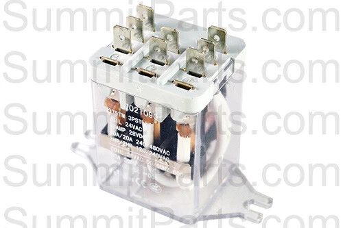 RELAY, 24V 40 AMP HUEBSCH, SPEED QUEEN, UNIMAC - 70210901, 70210901G, 70210901P