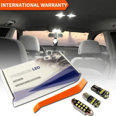 OPEL VECTRA C LED INTERIOR KIT PREMIUM 9 WHITE BULBS Error Free SEDAN TOURER - Image 1 of 4