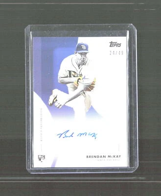 2020 Topps On Demand Rookie Progression Blue Auto /49 #12B-A Brendan McKay - Image 1 of 2