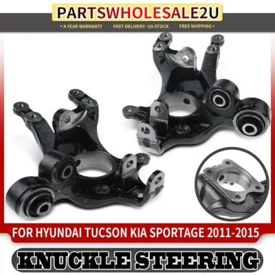 2x Nudillos de dirección traseros izquierdo y derecho para Hyundai Tucson Kia Sportage 11-15 tracción delantera Foto 1 de 4