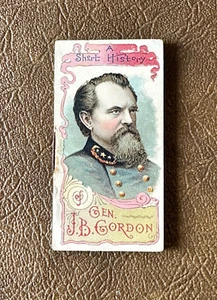 1889 N78 Duke Cigarettes Booklet Short History of Civil War General J.B. GORDON - Picture 1 of 2