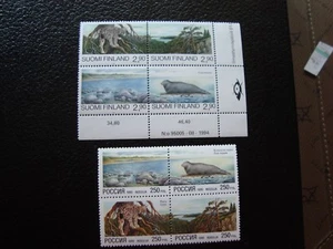 Timbres yvert et tellier n° RUSSIE 6106 a 6109 FINLANDE 1258 a 1261 n** (TU)  - Picture 1 of 1