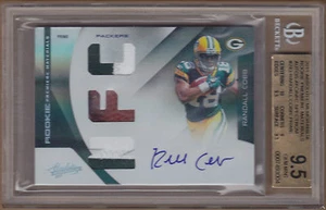 11 2011 Absolute Memorabilia RPM Randall Cobb 2C JSY FB Auto RC /25 BGS 9.5 GEM - Picture 1 of 2