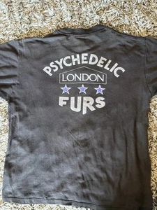 Vintage 1984 Psychedelic Furs Single Stitch 2 Sided T Shirt - Picture 1 of 12