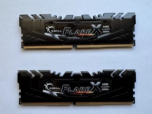G.SKILL Flare X DDR4 16GB (2x8GB) F4-3200C16D-16GFX - PROBADO - Imagen 1 de 2